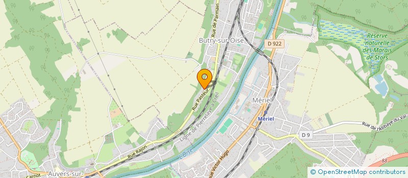 localisation de l'entreprise D.G.A.C. ASPIR 2000 à BUTRY-SUR-OISE
