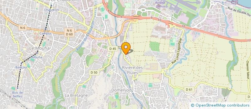 localisation de l'entreprise D.G.A.C. (DAVID GILLES ASSURANCES CONSTRUCTIONS)  SAINTE-MARIE