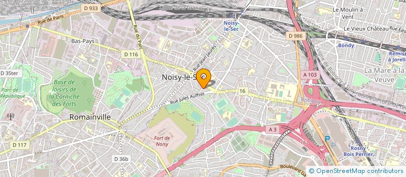 localisation de l'entreprise D.G.A.P. IMMOBILIER à NOISY-LE-SEC