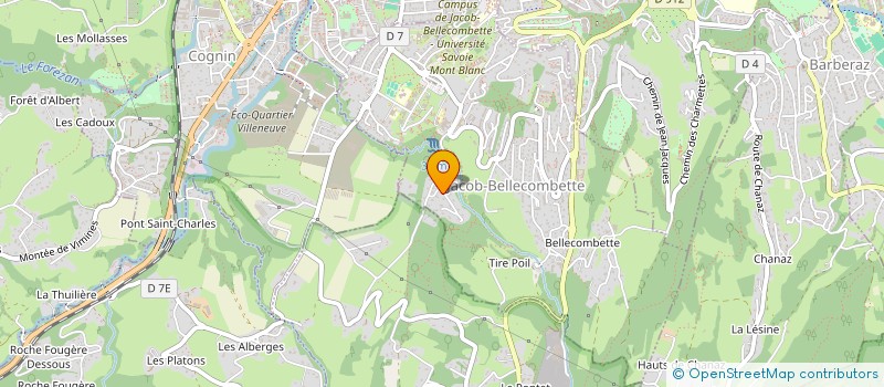 localisation de l'entreprise D.G. ASSOCIES  AIX-LES-BAINS