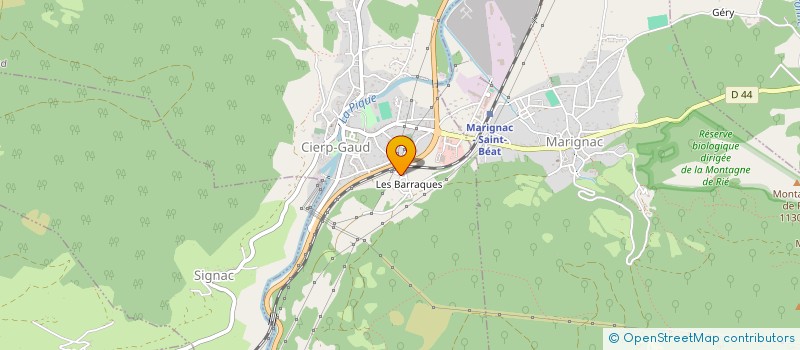 localisation de l'entreprise D.G BATIMENT  CIERP-GAUD