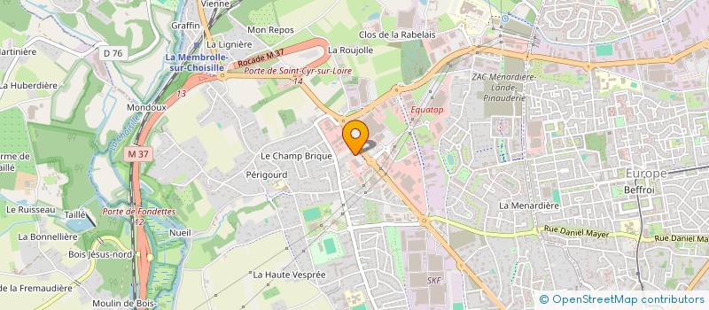 localisation de l'entreprise D.G.COLIS  SAINT-CYR-SUR-LOIRE