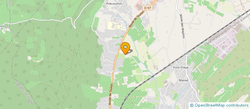 localisation de l'entreprise D.G CONCEPT  LE LUC