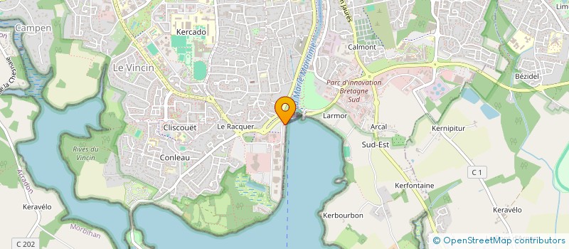 localisation de l'entreprise D.G. CONSULTING à VANNES