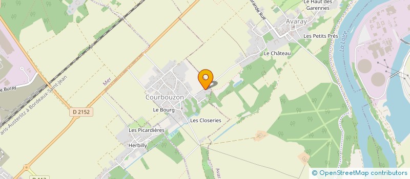 localisation de l'entreprise D.G.D.  COURBOUZON