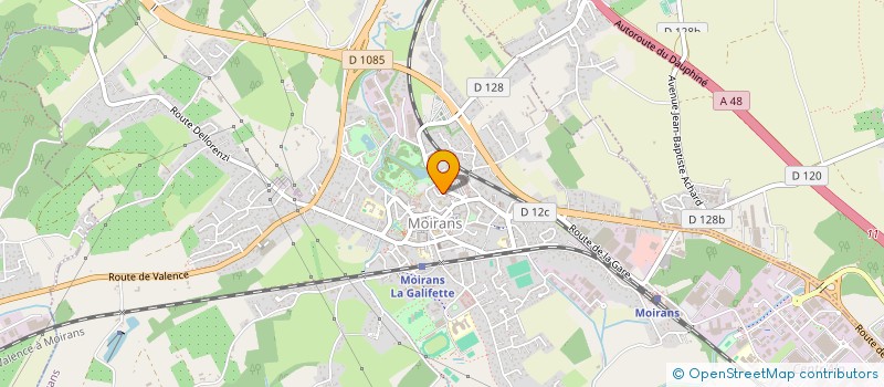 localisation de l'entreprise D.G.E à MOIRANS
