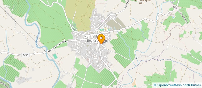 localisation de l'entreprise D G ELEC à MURVIEL-LES-BEZIERS