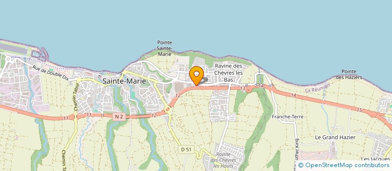 localisation de l'entreprise D.G.F - LOGIC  SAINTE-MARIE