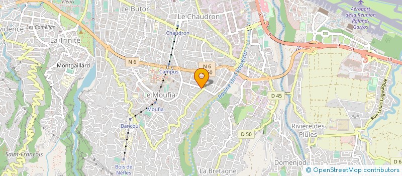 localisation de l'entreprise D.G.F.S à SAINT-DENIS