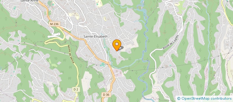 localisation de l'entreprise D.G IMMOBILIER  VENCE