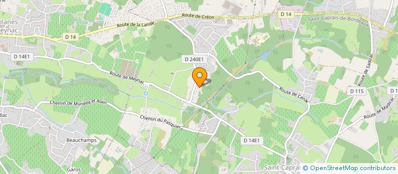 localisation de l'entreprise D & G IMMOBILIER  CAMBLANES-ET-MEYNAC