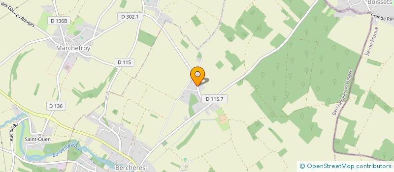localisation de l'entreprise D.G.K. à ST OUEN MARCHEFROY