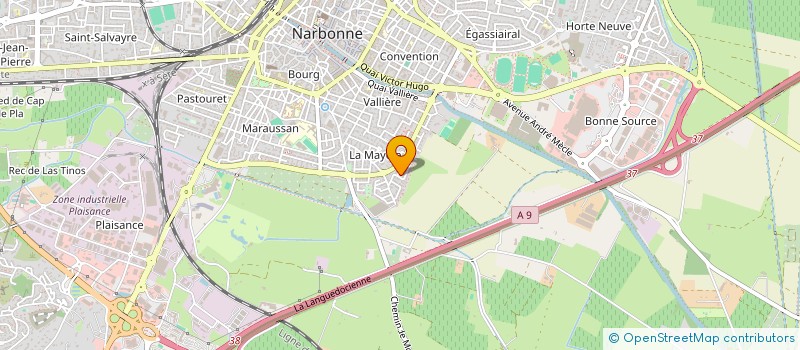 localisation de l'entreprise D.G.L. à MONTREDON-DES-CORBIERES