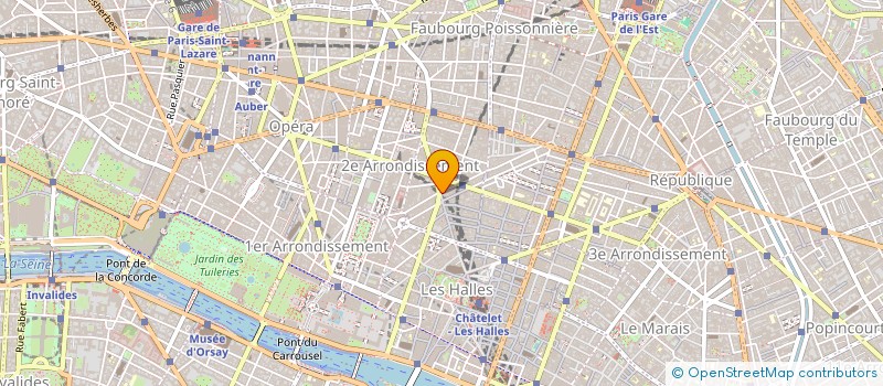 localisation de l'entreprise D.G. LOUNGE CAFE  PARIS