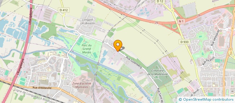 localisation de l'entreprise D G M P  AMIENS