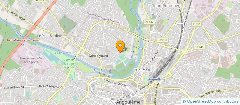 localisation de l'entreprise D G M PROTHESES à ANGOULEME
