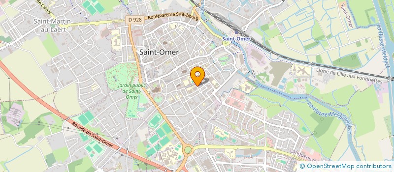 localisation de l'entreprise D.G.N BAT  SAINT-OMER