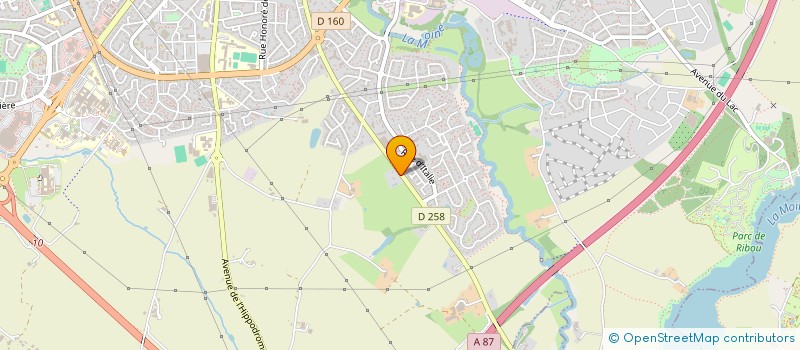 localisation de l'entreprise D.G.O. - DISTRIBUTION GRAND OUEST à CHOLET