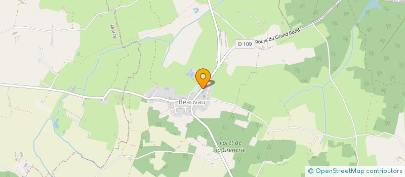 localisation de l'entreprise D.G.P  JARZE VILLAGES