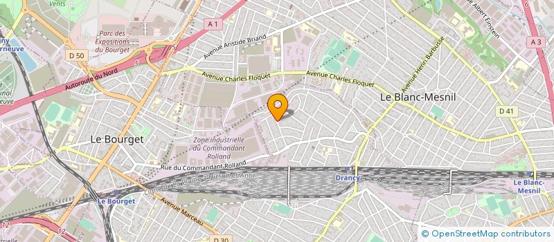 localisation de l'entreprise D G POSE à DRANCY
