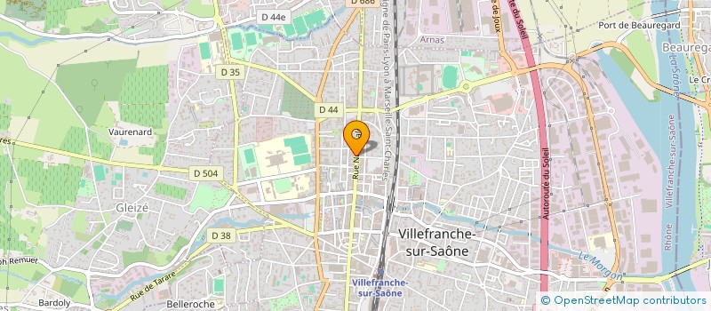 localisation de l'entreprise D G R à VILLEFRANCHE-SUR-SAONE