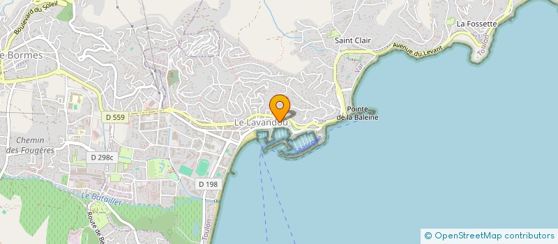 localisation de l'entreprise D.G.R. à LE LAVANDOU