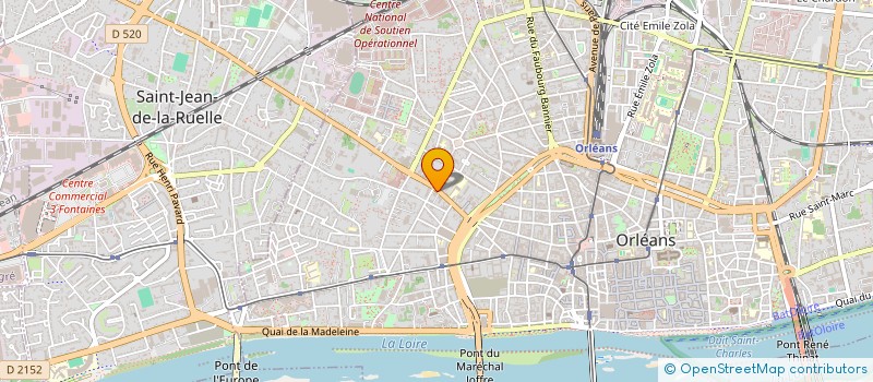 localisation de l'entreprise D.G.R à ORLEANS