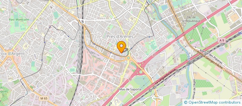 localisation de l'entreprise D.G.R.I. à MONTPELLIER