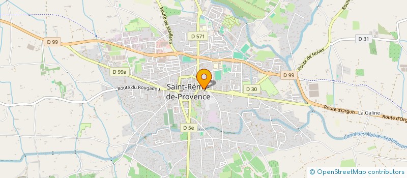 localisation de l'entreprise D.G.S. ACCES 11 à SAINT-REMY-DE-PROVENCE