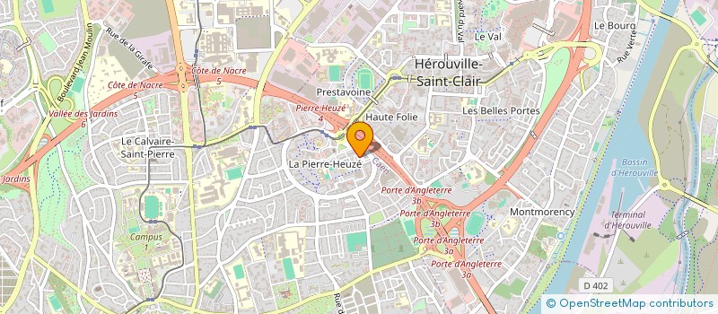 localisation de l'entreprise D.G.S.I. à CAEN