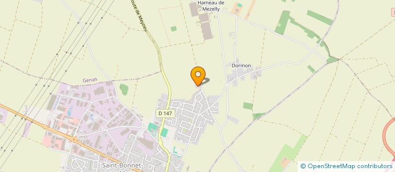 localisation de l'entreprise D G SERVICES  SAINT-BONNET-DE-MURE