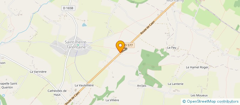 localisation de l'entreprise D.G.T.P.  SOULEUVRE EN BOCAGE