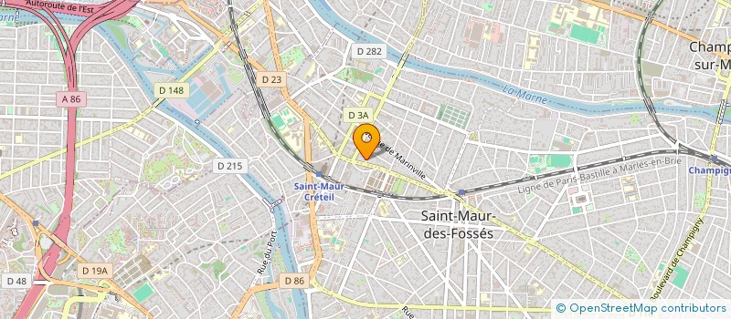 localisation de l'entreprise D-GAB DESIGN à SAINT-MAUR-DES-FOSSES