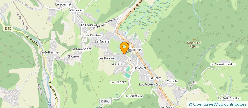 localisation de l'entreprise D.GAME  CHIRENS