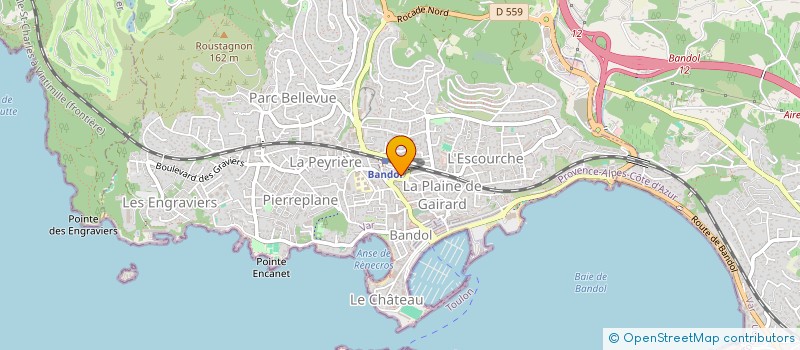 localisation de l'entreprise D GRIFF  BANDOL