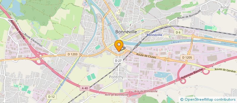 localisation de l'entreprise D. GROUPE  BONNEVILLE