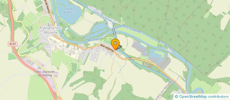 localisation de l'entreprise D'GWENSCH  FLAVIGNY-SUR-MOSELLE