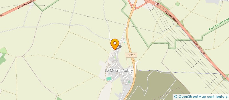 localisation de l'entreprise D & H  LE MESNIL-AUBRY