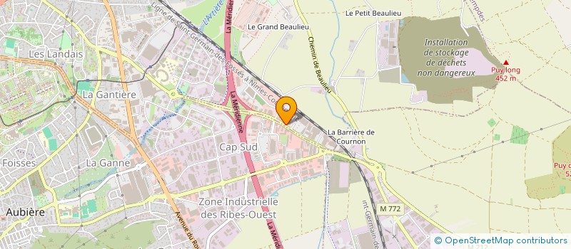 localisation de l'entreprise D.H. AMENAGEMENT à CLERMONT-FERRAND