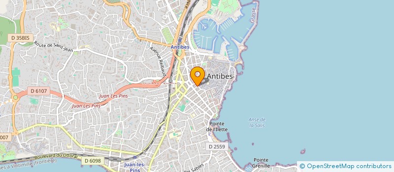 localisation de l'entreprise D/H BY AHLEM à ANTIBES