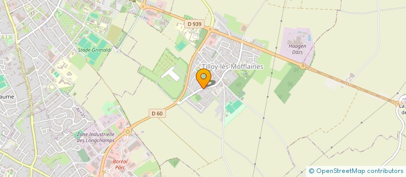 localisation de l'entreprise D.H.C à TILLOY-LES-MOFFLAINES