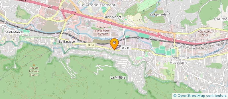 localisation de l'entreprise D.H. COMPANY à MARSEILLE