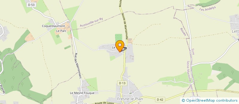 localisation de l'entreprise D H D  FRESNE-LE-PLAN