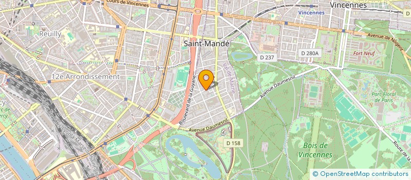 localisation de l'entreprise D H DIFFUSION à SAINT-MANDE