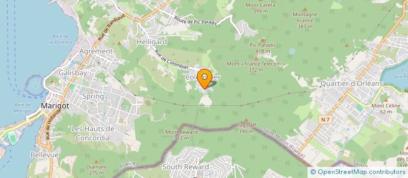 localisation de l'entreprise D H FARMS  SAINT MARTIN