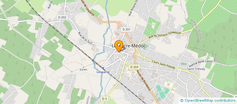 localisation de l'entreprise D.H.I. SERVICE VITICOLE à LESPARRE-MEDOC