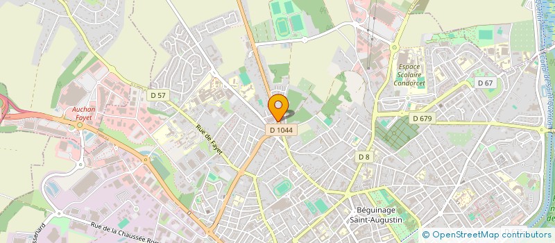 localisation de l'entreprise D.H INDUSTRIE à SAINT QUENTIN