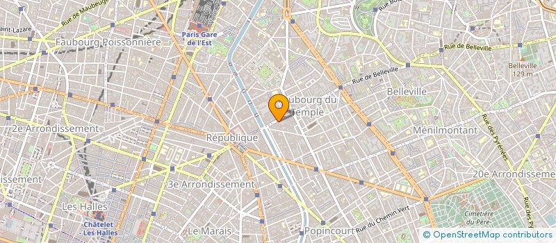 localisation de l'entreprise D.H. MEDICAL  LA MODE PROFESSIONNELLE à PARIS