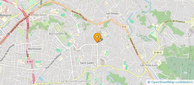 localisation de l'entreprise D H P à MARSEILLE