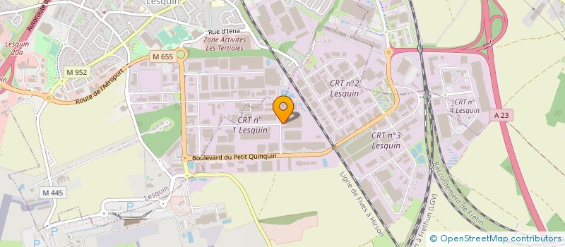 localisation de l'entreprise D'HALLUIN ACIERS à FRETIN